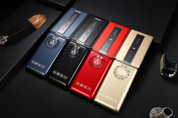 Téléphone portable à rabat 2.4 pouces, 2G, GSM, double Sim, MP3, grand bouton poussoir, cadran de vitesse, double torche, à clapet pour personnes âgées – Image 2